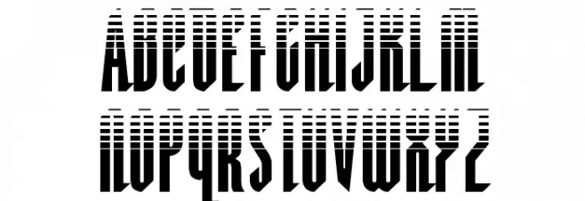Devil Summoner Halftone Polices MAJUSCULES