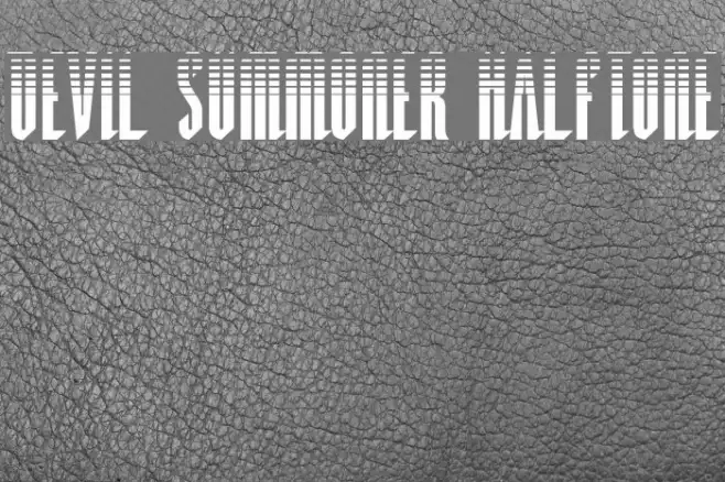 Devil Summoner Halftone Example 1
