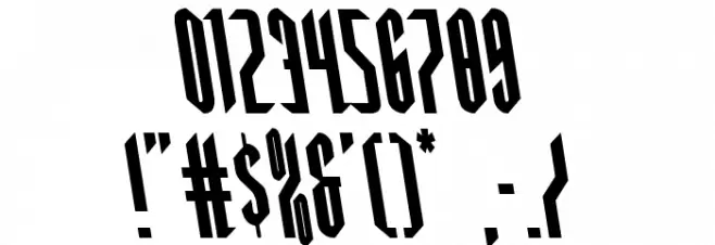 Devil Summoner Leftalic Font OTHER CHARS