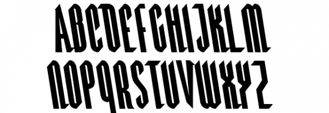 Devil Summoner Leftalic خط أحرف كبيرة
