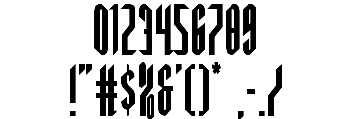 Devil Summoner Regular Font OTHER CHARS
