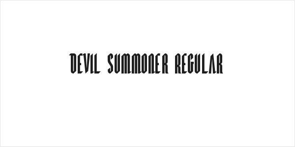 Devil Summoner Regular Logo