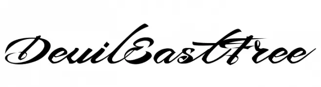 DevilEastFree  Frei Schriftart Herunterladen