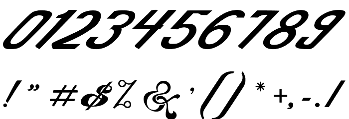 DevilEastFree Font OTHER CHARS