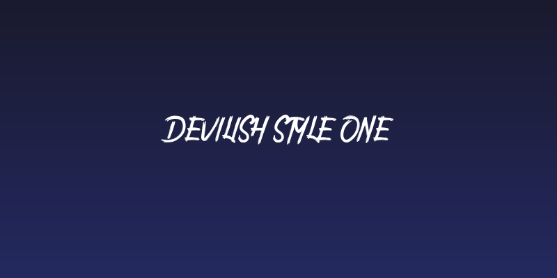 Devilish Style One Social Header