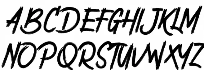 Devilish Style One Schriftart Groß