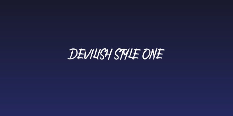 Devilish Style One Social Header