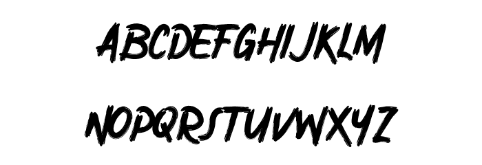 Devilish Style One Font LOWERCASE