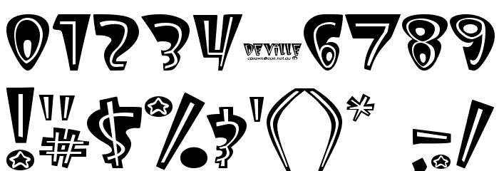 Deville Font OTHER CHARS