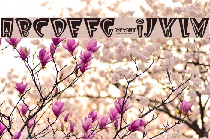 Deville Font examples