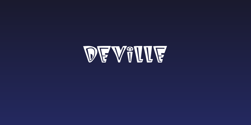 Deville Social Header