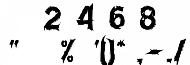 Devils Crew Font OTHER CHARS