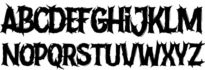 Devils Crew Font LOWERCASE