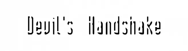 Devil's Handshake  Fuentes Gratis Descargar