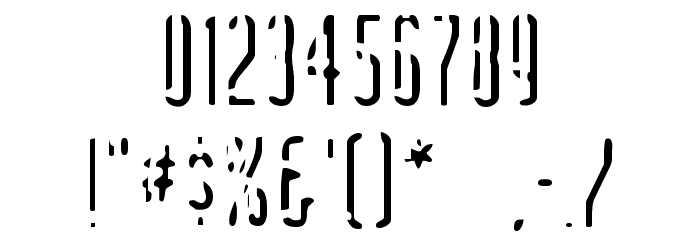 Devil's Handshake Font OTHER CHARS