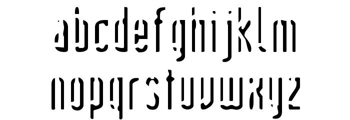 Devil's Handshake Font LOWERCASE