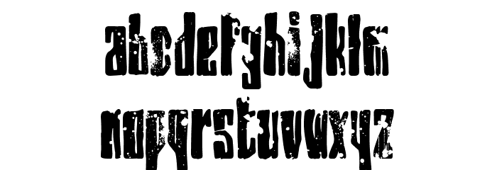 Devils Kingdom Font LOWERCASE