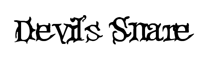 Devil's Snare Шрифта