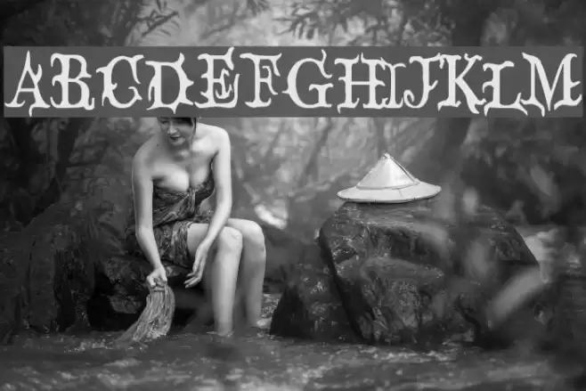 Devil's Snare Шрифта examples