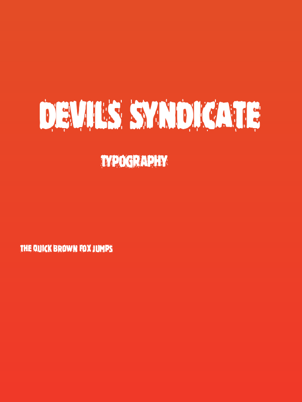 Devils Syndicate Poster