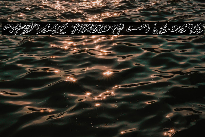 Devil's Tongue 3D Italic Example 3