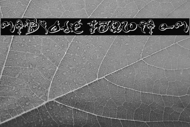 Devil's Tongue 3D Font examples