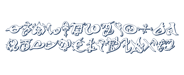 Devil's Tongue 3D Lowercase