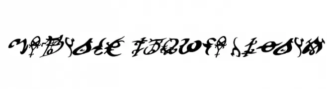 Devil's Tongue Italic  Fuentes Gratis Descargar