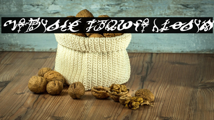 Devil's Tongue Italic Example 1