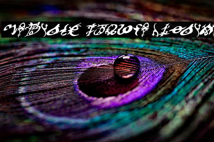 Devil's Tongue Italic Example 2