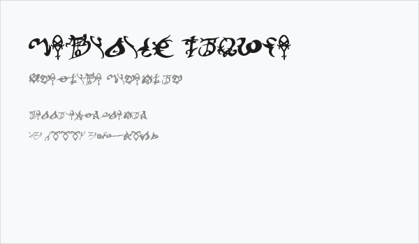 Devil's Tongue Business Card