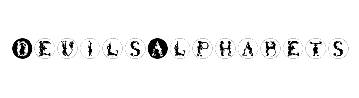 DevilsAlphabets Font