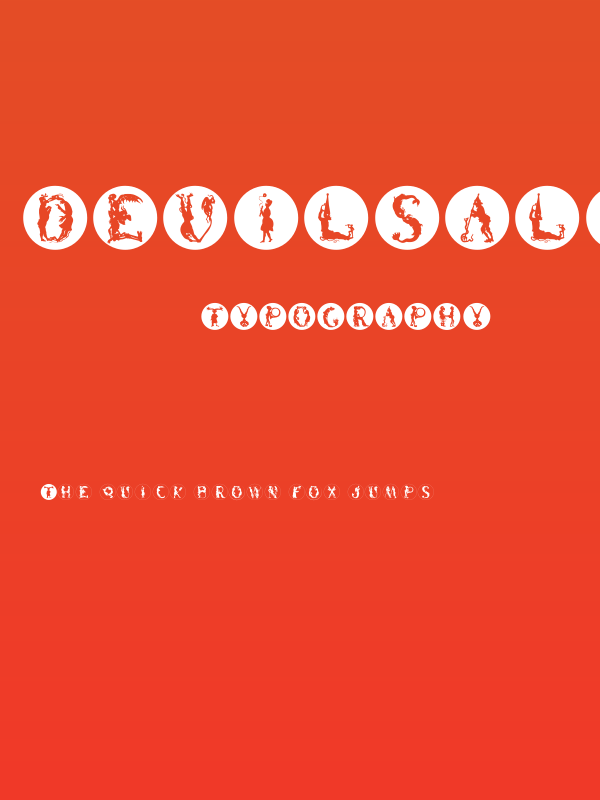 DevilsAlphabets Poster