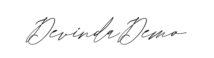 DevindaDemo  font caratteri gratis