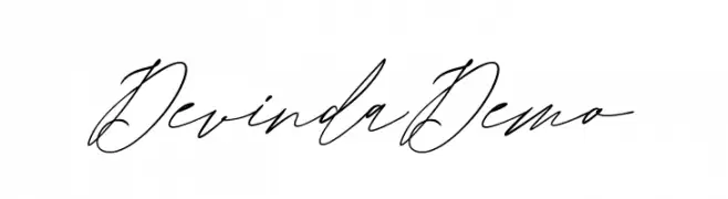 DevindaDemo  Frei Schriftart Herunterladen