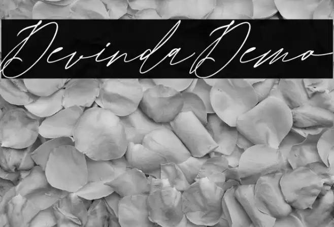 DevindaDemo Font examples