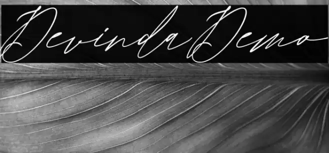 DevindaDemo Font examples