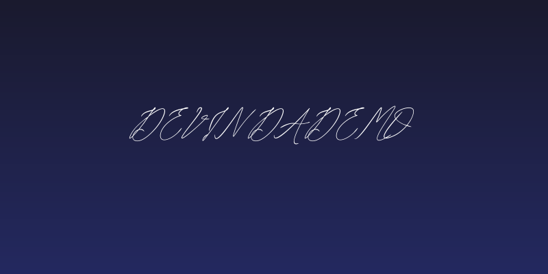 DevindaDemo Social Header