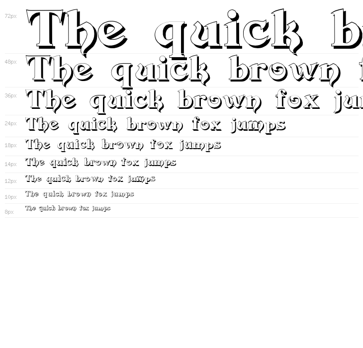 Devinne Swash Shadow Waterfall