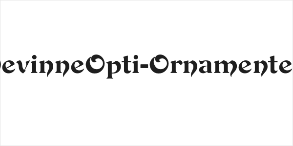 DevinneOpti-Ornamented Logo