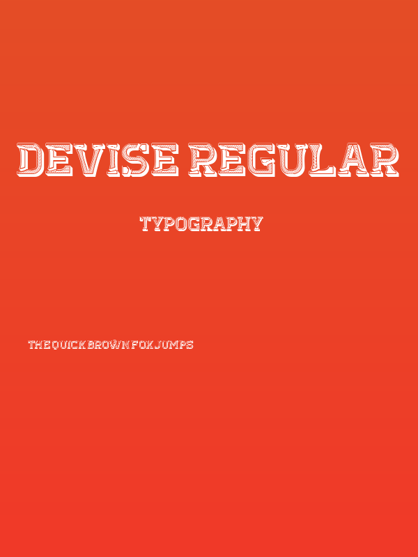 Devise Regular Poster