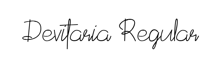 Devitaria Regular  Free Fonts Download