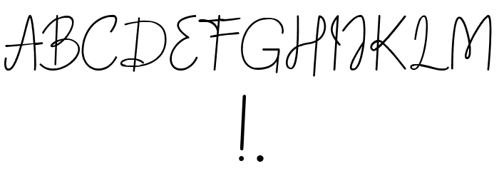 Devitaria Regular Font OTHER CHARS