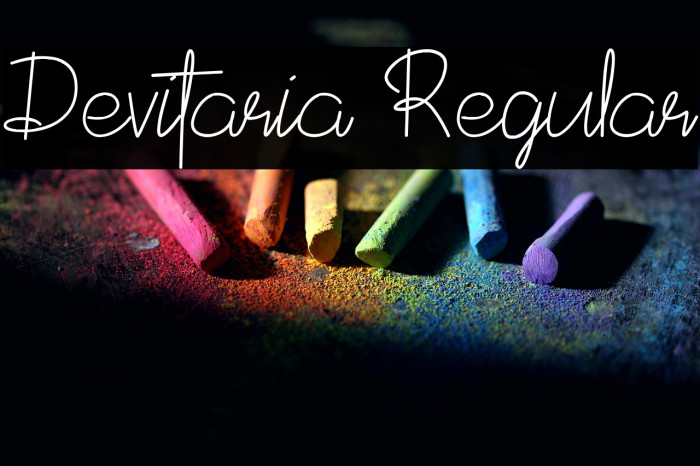 Devitaria Regular Example 1