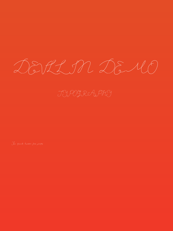Devllin DEMO Poster