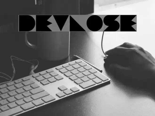 Devlose Font examples
