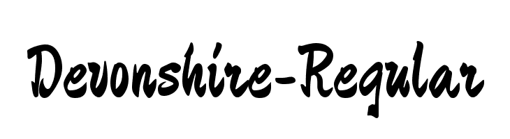 Devonshire-Regular Font