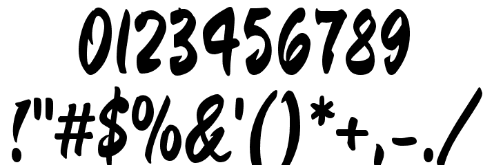 Devonshire-Regular Font OTHER CHARS