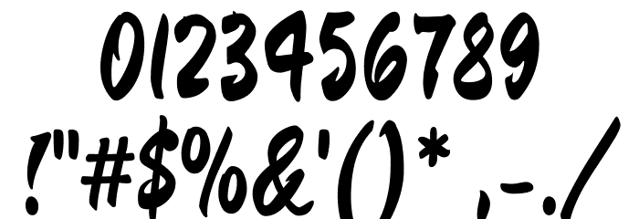 Devonshire-Regular Font OTHER CHARS