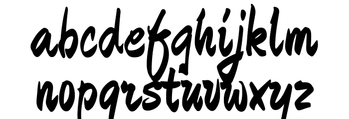 Devonshire-Regular Font LOWERCASE